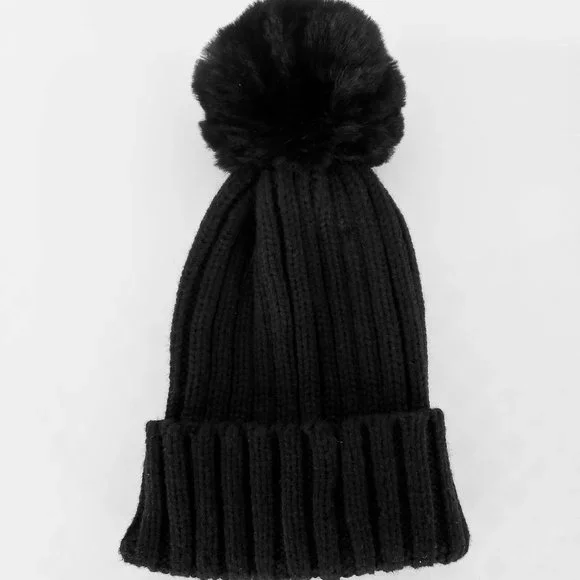 Vince Camuto | Accessories | Vince Camuto Black Knit Hat  display picture 1